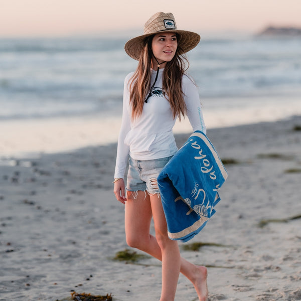'Live with Aloha" Beach Towel