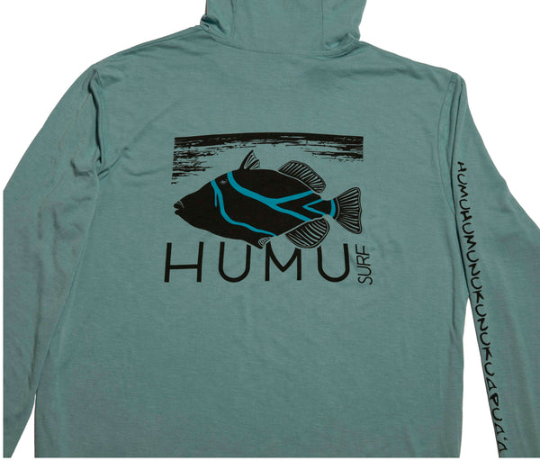 Men's Ocean Blue Bamboo Lightweight Hoodie