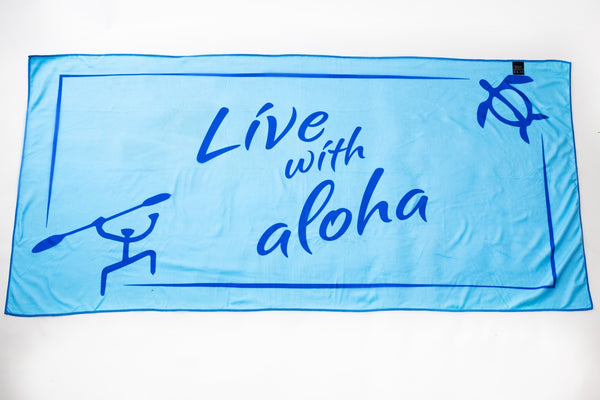 Live With Aloha Yoga Towel