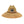 Load image into Gallery viewer, A natural straw wide-brim sun hat with a brown leather band and embroidered Humu Surf fish patch logo and the text 'HUMU SURF'.
