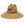 Load image into Gallery viewer, Three-quarter view of the Humu Classic Lifeguard Hat featuring a brown band and a front patch with the Humu Surf brand name and logo.

