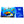 Load image into Gallery viewer, Humu Surf Live With Aloha Yoga Towel laid flat, featuring colorful Hawaiian reef fish, sea turtles, coral artwork, and white Live with aloha lettering on a blue background.
