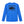 Load image into Gallery viewer, Back view of the Humu Maui Ocean Blue Kids Long Sleeve Rash Guard showing the large black Humu Surf fish graphic
