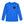Load image into Gallery viewer, Front view of the Humu Maui Ocean Blue Kids Long Sleeve Rash Guard with black Humu Surf fish logo on the chest and Hawaiian lettering down the sleeve

