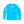 Load image into Gallery viewer, Back view of the Humu Women's Wahine Kore-Dry Rashguard in Hawaii Blue showing the white Humu Surf Co. wave logo and sleeve artwork
