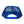 Load image into Gallery viewer, Back view of the Humu Original Trucker Hat in royal blue showing the mesh panels and adjustable snap closure
