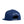 Load image into Gallery viewer, Rear three-quarter view of the navy Humu Wave Snapback Cap showing the adjustable snap closure

