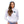 Load image into Gallery viewer, Woman wearing the white Humu Women's Woody Long Sleeve Performance Hoody with the hood up, showing the fish logo and front pouch pocket

